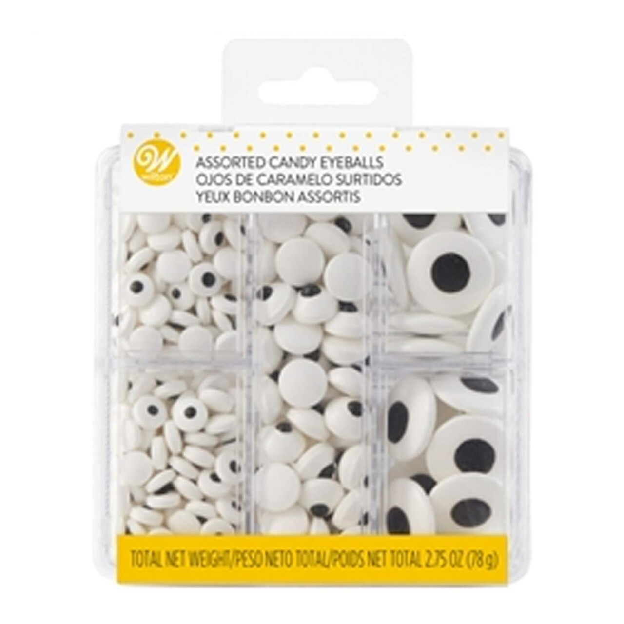 Assorted Candy Eyeballs for Fun and Playful Decorations on Cakes and Treats